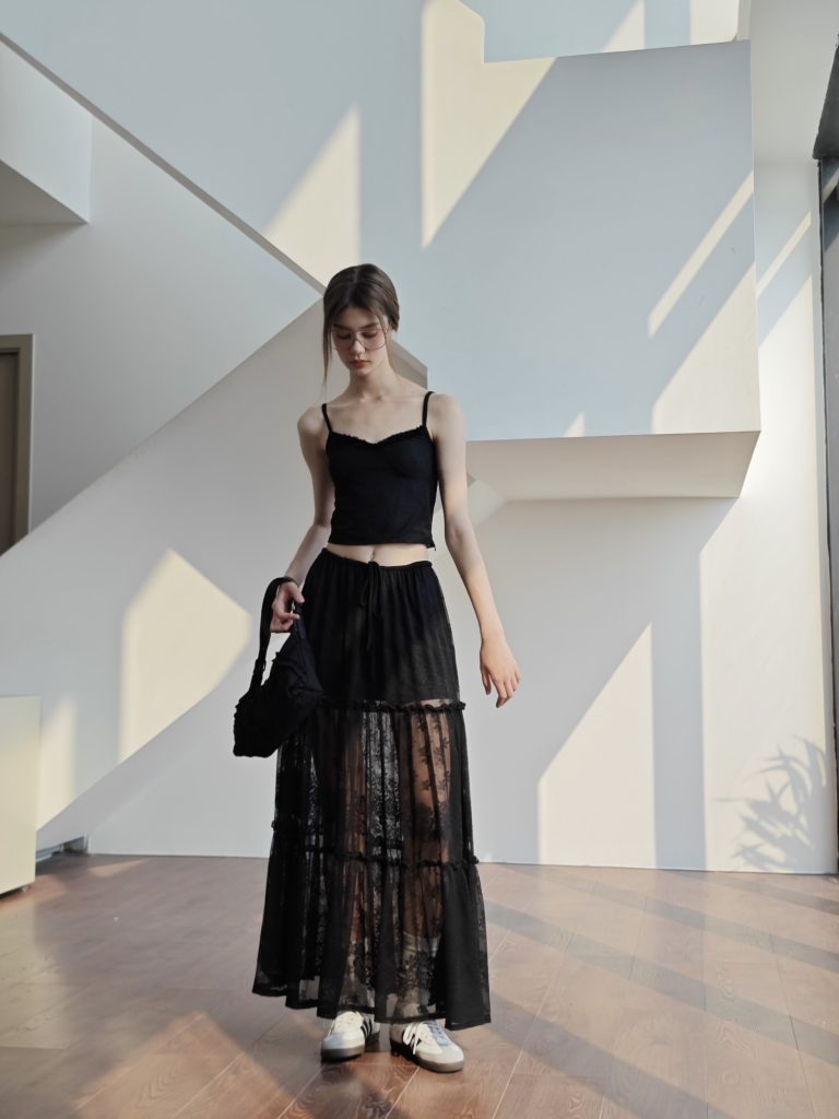 Chân Váy Ren Dài - Ảnh 3