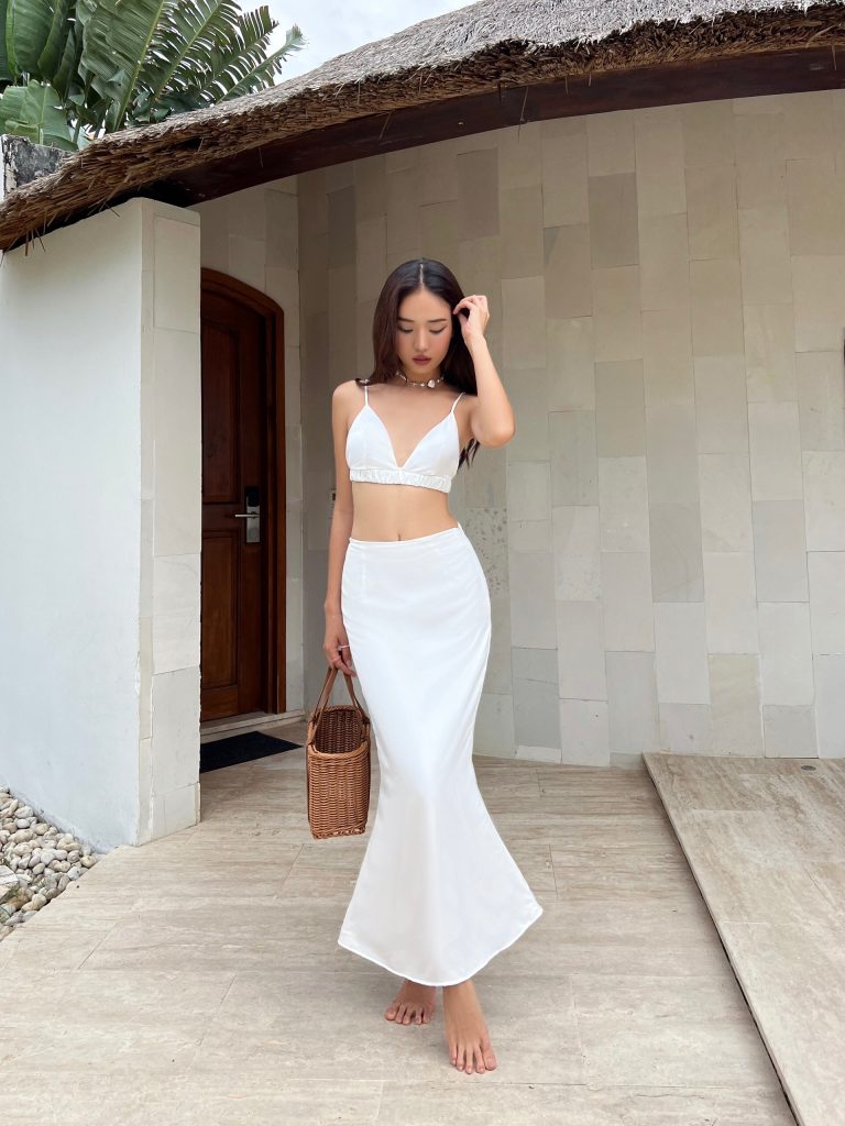 Chân Váy Lụa Dài