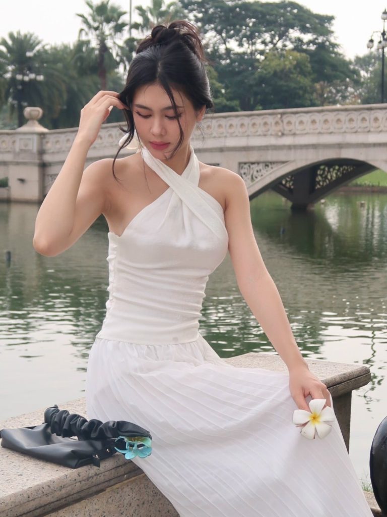 Quần ống rộng dập ly - bản to