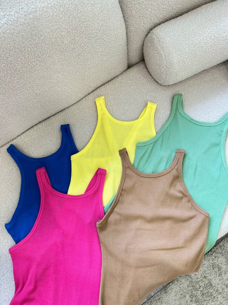 Áo crop balo thun gân