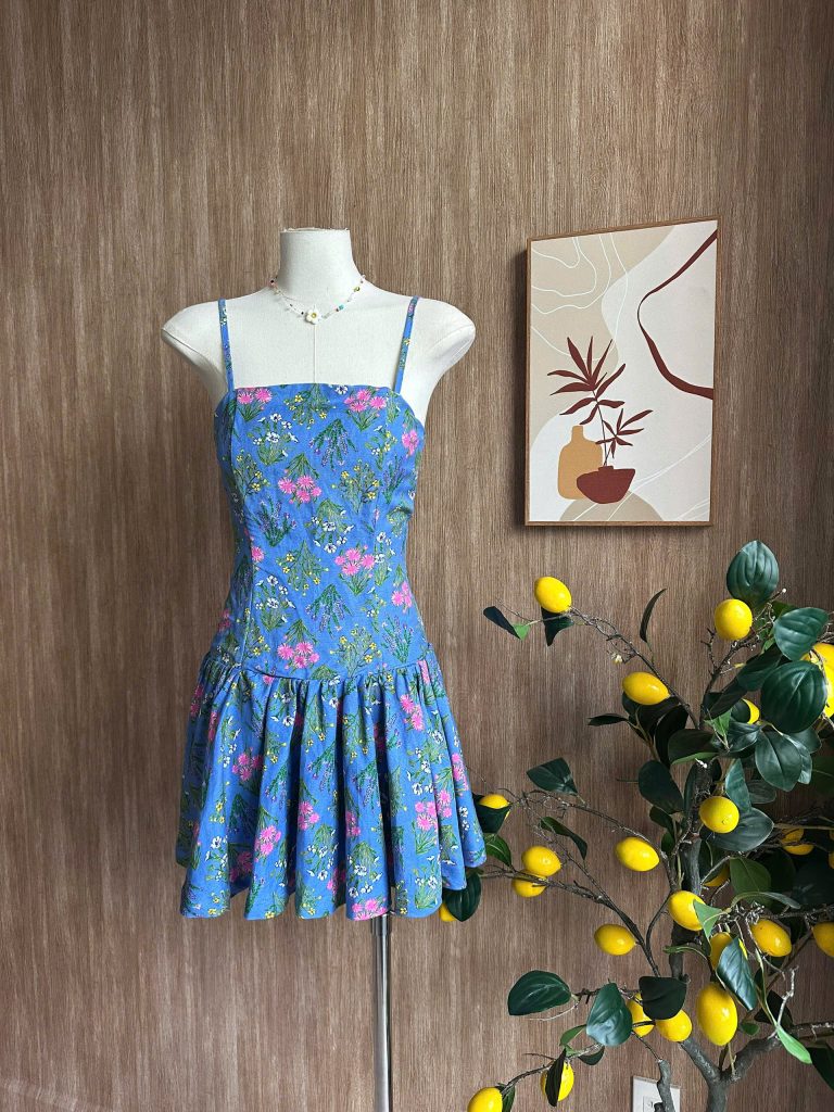 Alternative view of Blue Bloom Dress