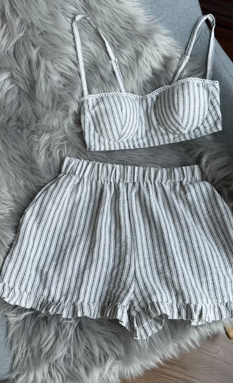 Linen Striped Set (Short) - Ảnh 5
